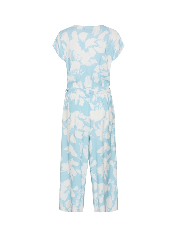 Kaffe Blue KaMira V-Neck Jumpsuit - Image 5 of 5