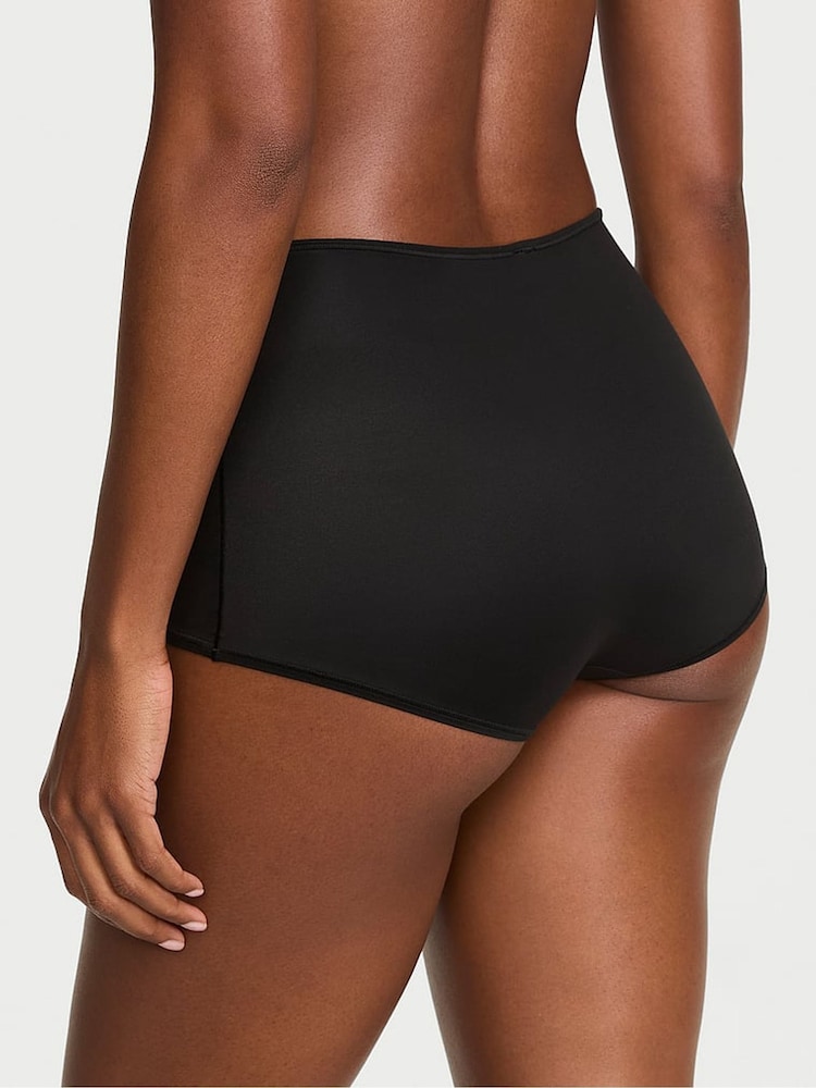 Victoria's Secret Black Short Mid-Rise Knickers - Image 2 of 2