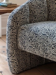 Gallery Home Multicoloured Astreus Tula Monochrome Tub Chair - Image 2 of 8