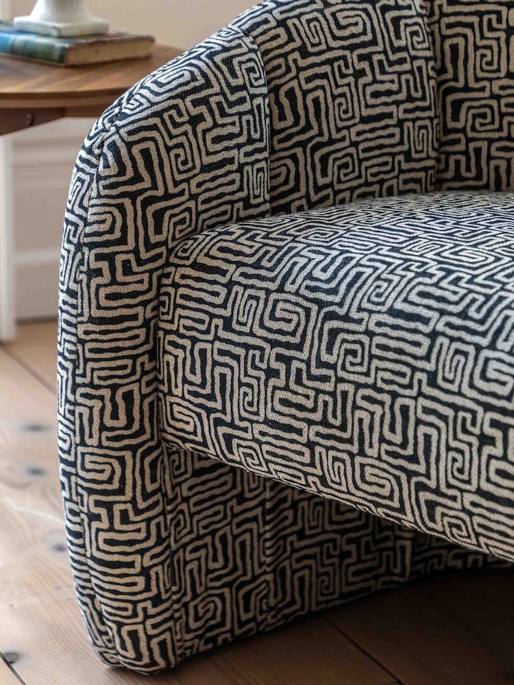 Gallery Home Multicoloured Astreus Tula Monochrome Tub Chair - Image 2 of 8 Gallery Home Multicoloured Astreus Tula Monochrome Tub Chair - Image 2 of 8