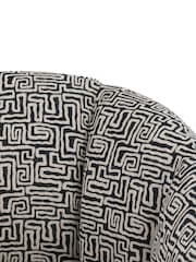 Gallery Home Multicoloured Astreus Tula Monochrome Tub Chair - Image 6 of 8
