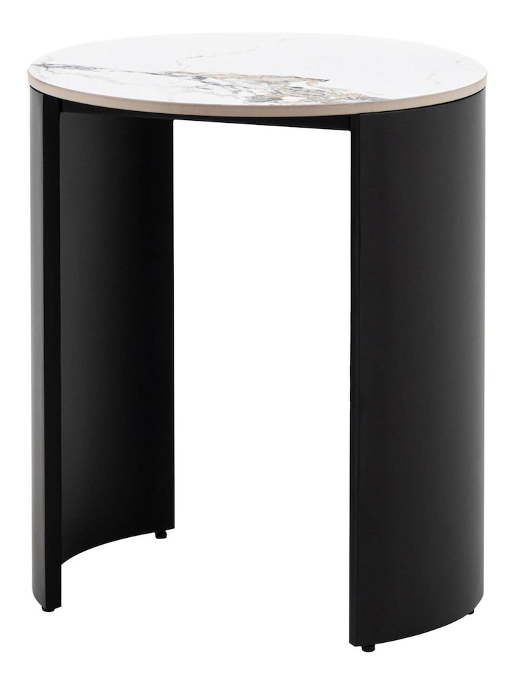 Gallery Home Black Morpheus Side Table - Image 5 of 5 Gallery Home Black Morpheus Side Table - Image 5 of 5