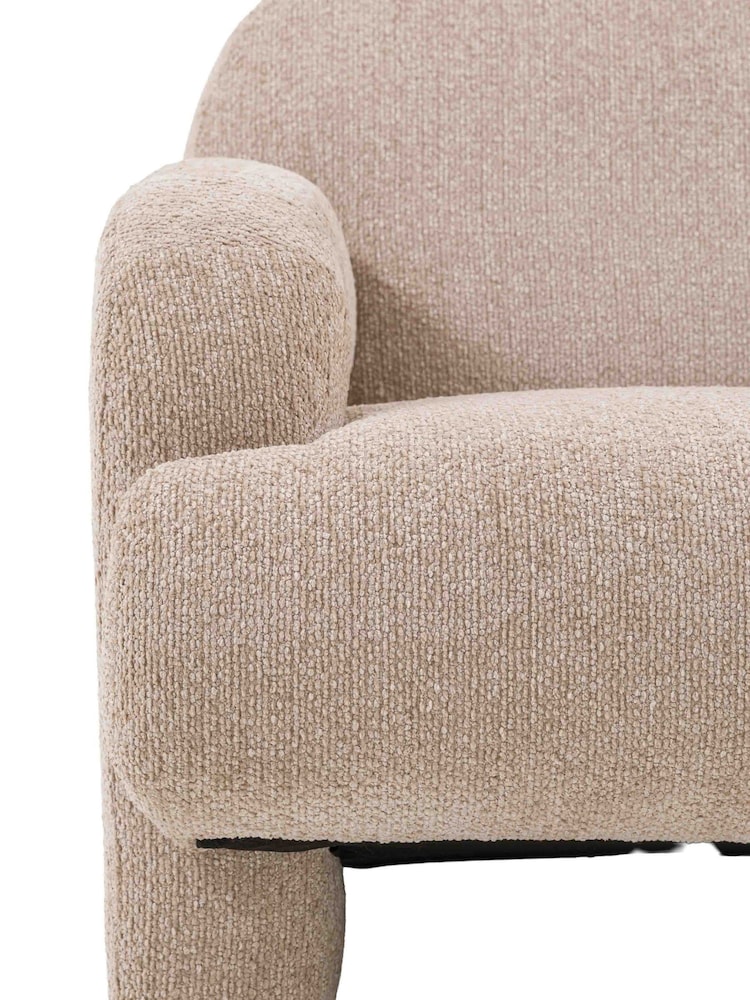 Gallery Home Beige Aethelred Mikah Wicker Armchair - Image 6 of 6