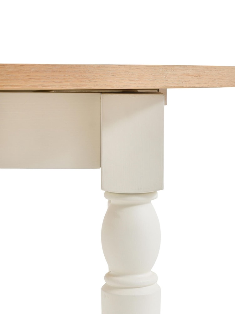 Gallery Home White Eisel Round Ext Dining Table - Image 2 of 5