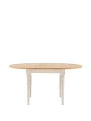 Gallery Home White Eisel Round Ext Dining Table - Image 3 of 5