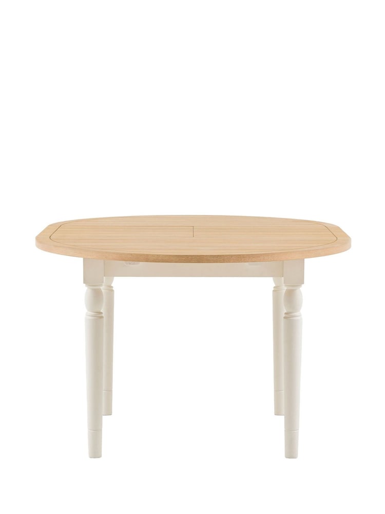 Gallery Home White Eisel Round Ext Dining Table - Image 5 of 5