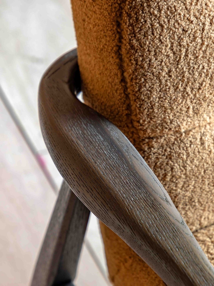 Gallery Home Ochre Harkonnen Faux Sheepskin Armchair - Image 7 of 7 Gallery Home Ochre Harkonnen Faux Sheepskin Armchair - Image 7 of 7
