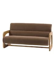 Gallery Home Natural Maverick Verona Sepia 3 Seater Sofa - Image 5 of 6