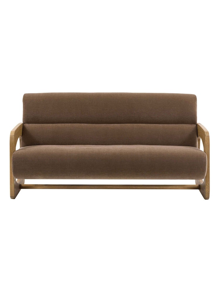 Gallery Home Natural Maverick Verona Sepia 3 Seater Sofa - Image 6 of 6 Gallery Home Natural Maverick Verona Sepia 3 Seater Sofa - Image 6 of 6