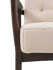 Gallery Home Brown Harkonnen Faux Sheepskin Armchair - Image 6 of 7