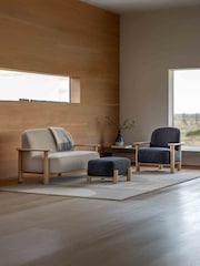 Gallery Home Natural Hesperus Willow Dusty 2 Seater Sofa - Image 2 of 6