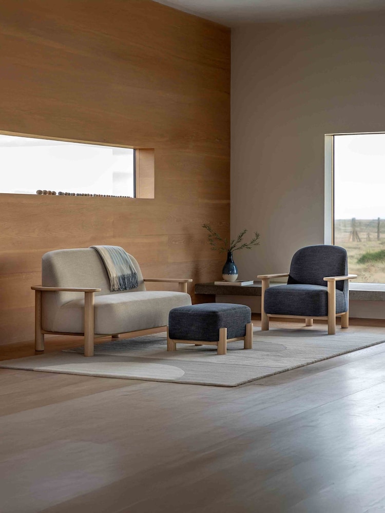 Gallery Home Natural Hesperus Willow Dusty 2 Seater Sofa - Image 2 of 6