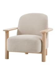 Gallery Home Natural Hesperus Willow Dusty Armchair - Image 3 of 6