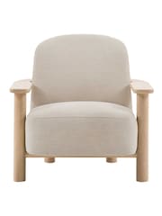 Gallery Home Natural Hesperus Willow Dusty Armchair - Image 4 of 6
