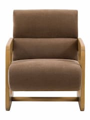 Gallery Home Natural Maverick Verona Sepia Armchair - Image 2 of 5