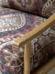 Gallery Home Natural Rivenrock Zari Jacquard Armchair - Image 3 of 6