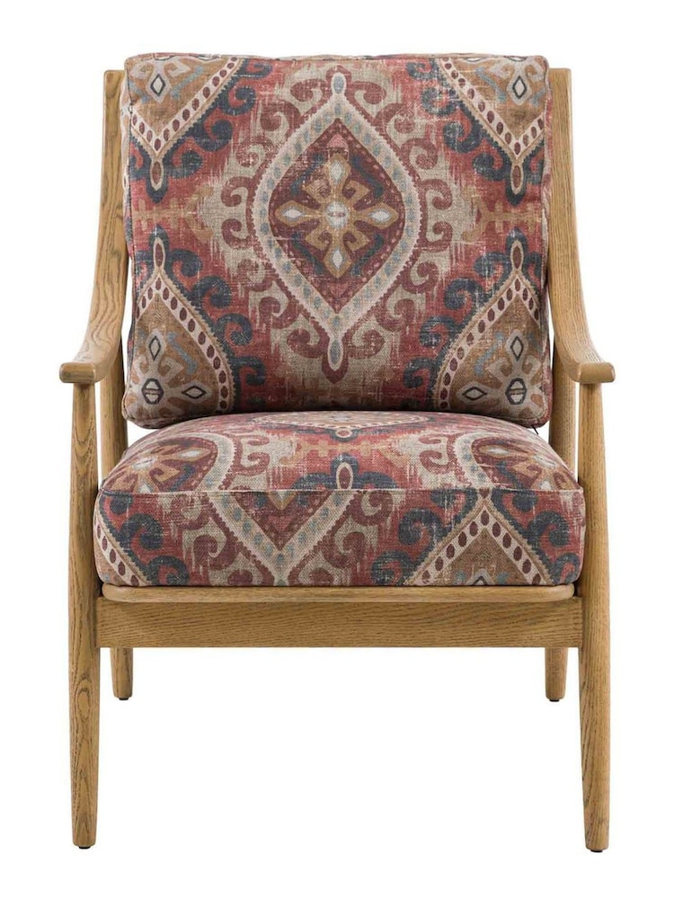 Gallery Home Natural Rivenrock Zari Jacquard Armchair - Image 6 of 6