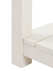 Gallery Home White Eisel 2 Drawer Console - Image 5 of 6