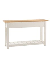 Gallery Home White Eisel 2 Drawer Console - Image 6 of 6