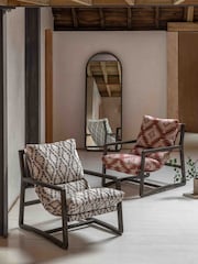 Gallery Home Natural Balthazar Obi Diamond Lounge Chair - Image 4 of 7