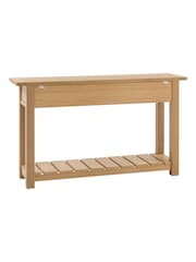 Gallery Home Natural Eisel 2 Drawer Console Table - Image 5 of 6