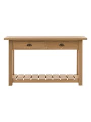 Gallery Home Natural Eisel 2 Drawer Console Table - Image 6 of 6