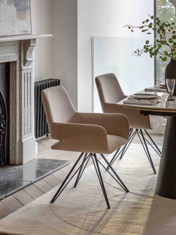 Gallery Home Sand Yellow Lucien Dining Chair - Image 1 of 6 Gallery Home Sand Yellow Lucien Dining Chair - Image 1 of 6