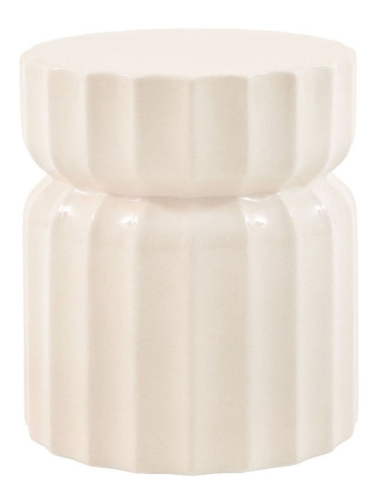Gallery Home Cream Chiron Side Table - Image 5 of 5 Gallery Home Cream Chiron Side Table - Image 5 of 5