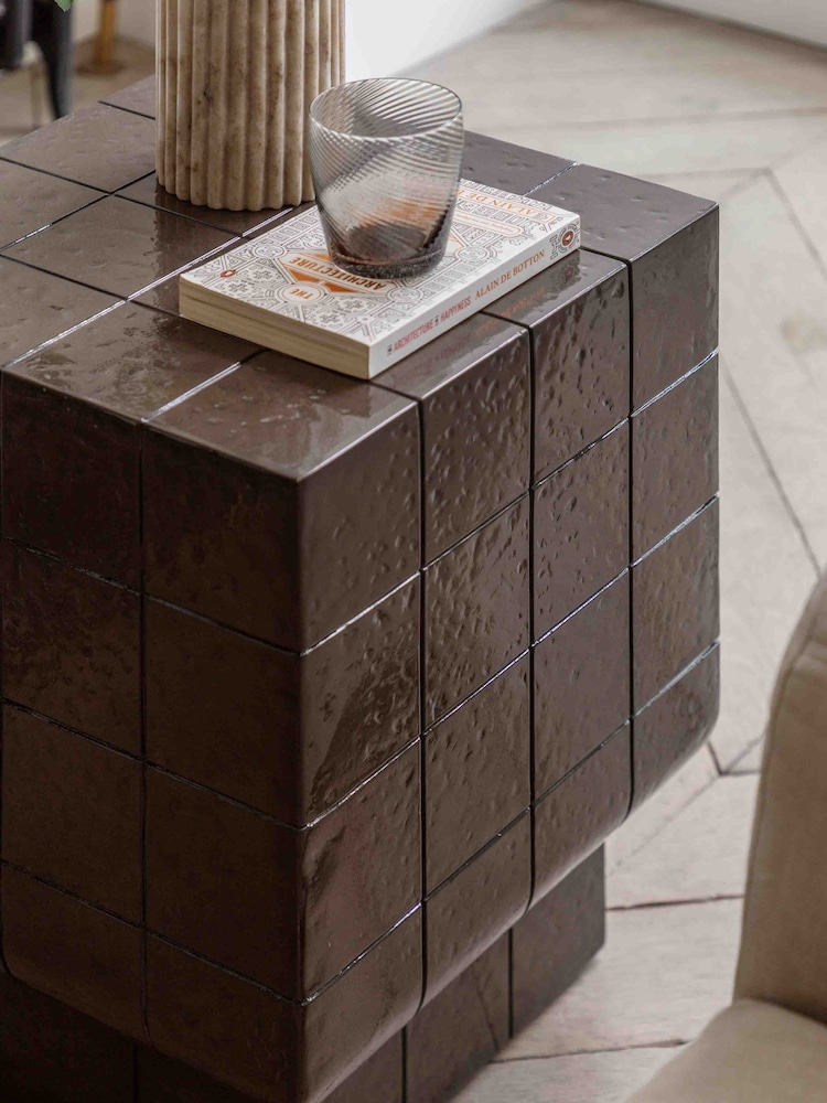 Gallery Home Brown Nereus Side Table - Image 2 of 4 Gallery Home Brown Nereus Side Table - Image 2 of 4