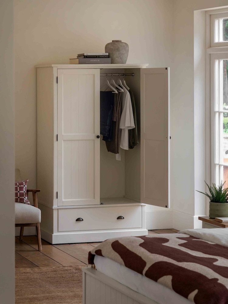 Gallery Home White Eisel Wardrobe - Image 2 of 7
