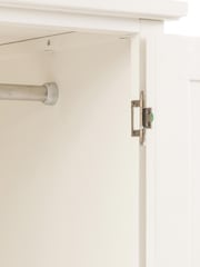 Gallery Home White Eisel Wardrobe - Image 5 of 7