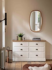 Gallery Home White Eisel 3 Drawer Chest - Image 1 of 5