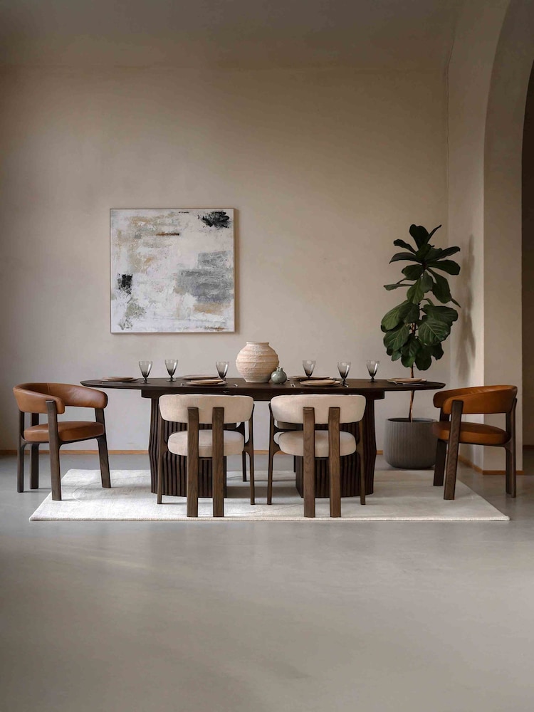 Gallery Home Natural Ozymandias Ext Dining Table - Image 2 of 6