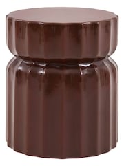 Gallery Home Rust Red Chiron Side Table - Image 4 of 4