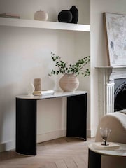 Gallery Home Black Morpheus Console Table - Image 1 of 5
