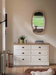 Gallery Home White Eisel 6 Drawer Chest - Image 1 of 6