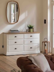 Gallery Home White Eisel 6 Drawer Chest - Image 4 of 6