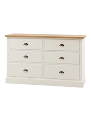Gallery Home White Eisel 6 Drawer Chest - Image 5 of 6