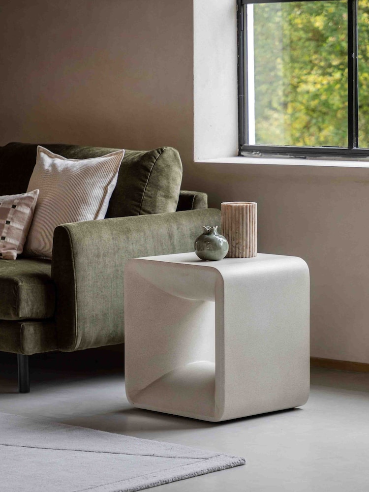 Gallery Home Grey Calliope Side Table - Image 1 of 5 Gallery Home Grey Calliope Side Table - Image 1 of 5