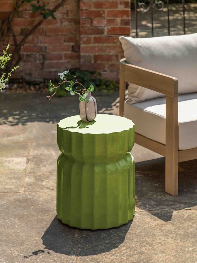 Gallery Home Verde Green Chiron Side Table - Image 1 of 3 Gallery Home Verde Green Chiron Side Table - Image 1 of 3