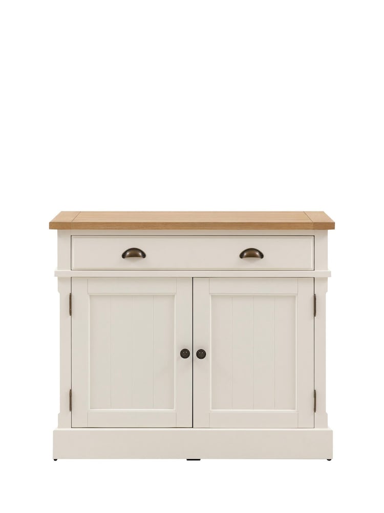 Gallery Home White Eisel 2 Door Sideboard - Image 1 of 6 Gallery Home White Eisel 2 Door Sideboard - Image 1 of 6