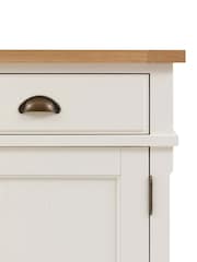 Gallery Home White Eisel 2 Door Sideboard - Image 6 of 6