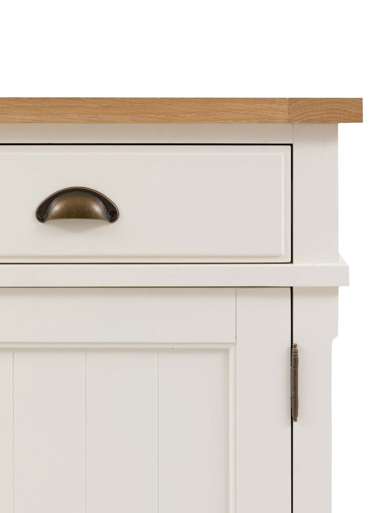 Gallery Home White Eisel 2 Door Sideboard - Image 6 of 6 Gallery Home White Eisel 2 Door Sideboard - Image 6 of 6