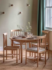Gallery Home Natural Eisel Round Ext Dining Table - Image 1 of 5