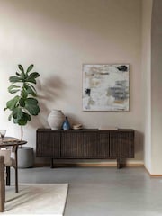 Gallery Home Natural Ozymandias 4 Door Sideboard - Image 1 of 5