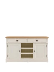 Gallery Home White Eisel 2 Door/2 Drawer Sideboard - Image 1 of 6