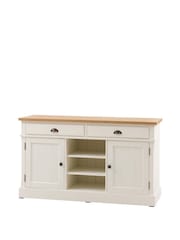 Gallery Home White Eisel 2 Door/2 Drawer Sideboard - Image 2 of 6
