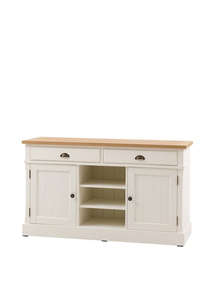 Gallery Home White Eisel 2 Door/2 Drawer Sideboard - Image 2 of 6 Gallery Home White Eisel 2 Door/2 Drawer Sideboard - Image 2 of 6