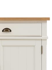 Gallery Home White Eisel 2 Door/2 Drawer Sideboard - Image 6 of 6