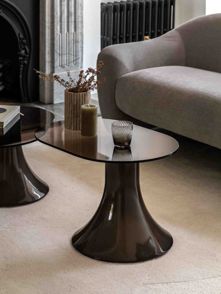 Gallery Home Brown Avalon Side Table - Image 1 of 5 Gallery Home Brown Avalon Side Table - Image 1 of 5